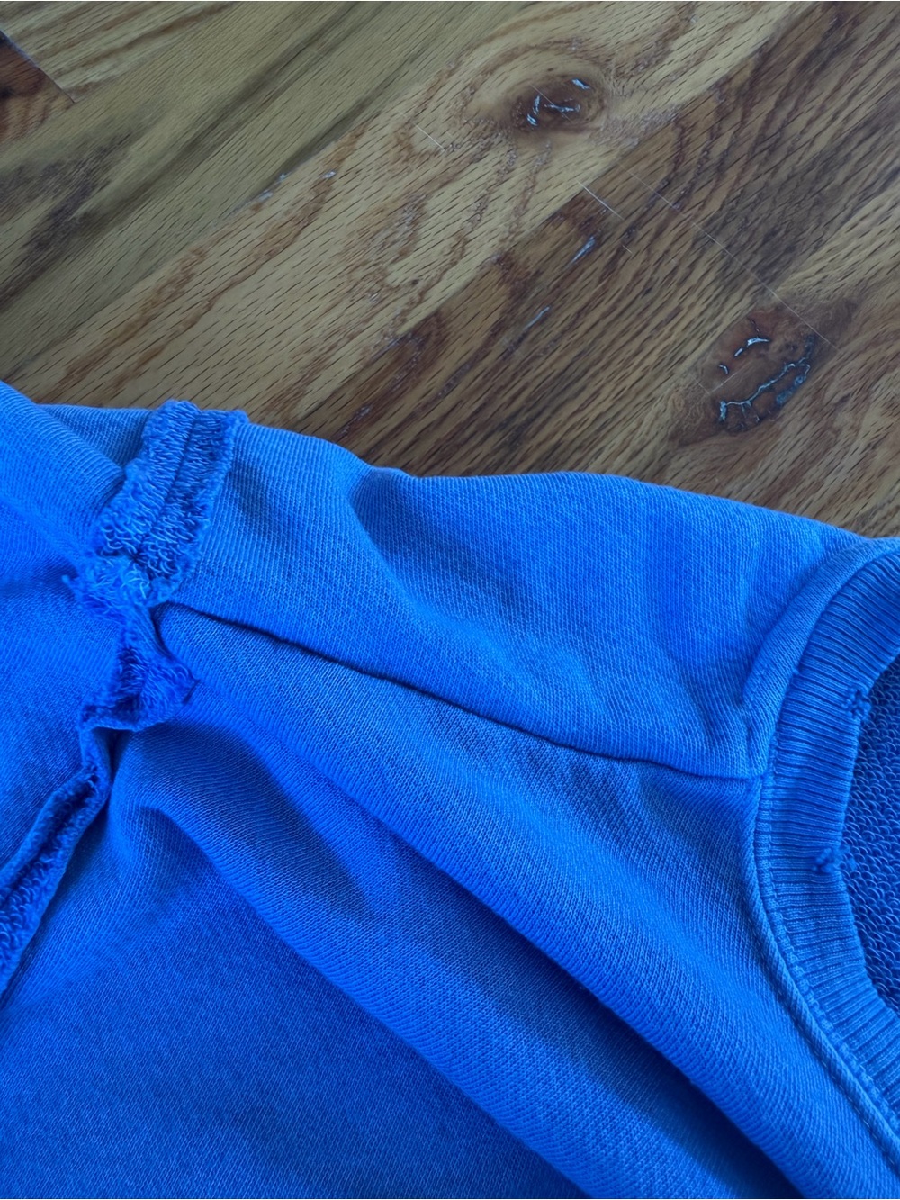 We The Free Bright Blue Pullover Sweatshirt size M - Picture 4 of 7